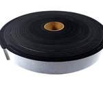 Fita de Vedação em Espuma Neoprene Preto Adesivo 1 Lado 5mm x 30mm x 10m 