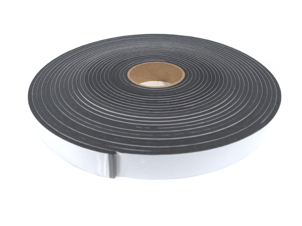 Fita de Vedação em Espuma de EPDM Preto Adesivado 1 Lado 3mm x 20mm x 10m