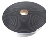 Fita de Vedação em Espuma de EPDM Preto Adesivado 1 Lado 6mm x 20mm x 10m